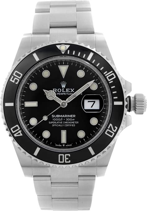 rolex esfera negra|Reloj Rolex Submariner: acero Oystersteel .